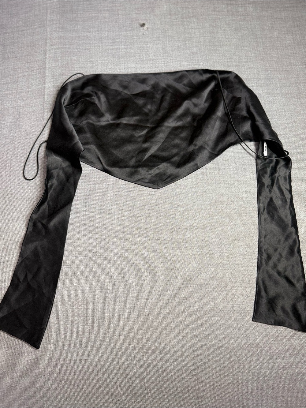Reformation Black silk   Top